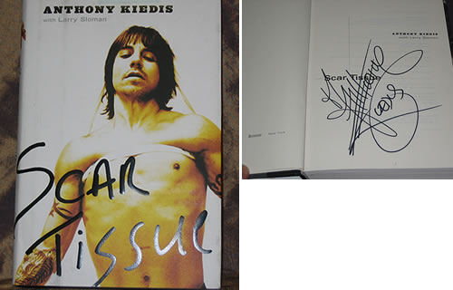 レッチリanthony kiedis/SCAR TISSUE　原書　ハードカバー Scar Tissue: Anthony Kiedis, Larry Sloman: 9780751535662